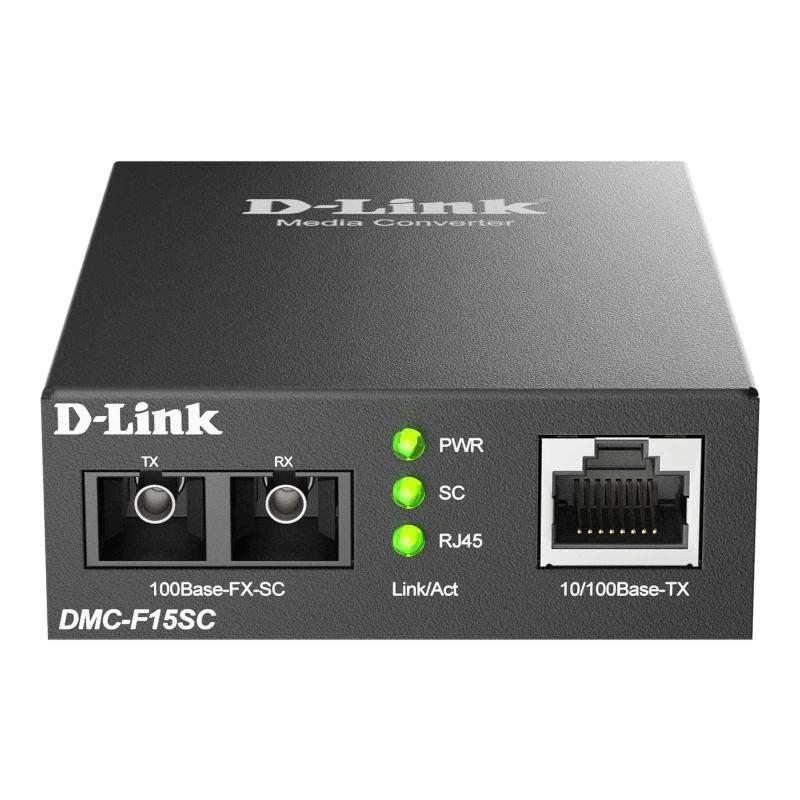 D-Link DMC-F15SC/E conversor de rede de média 100 Mbit/s 1310 nm Preto