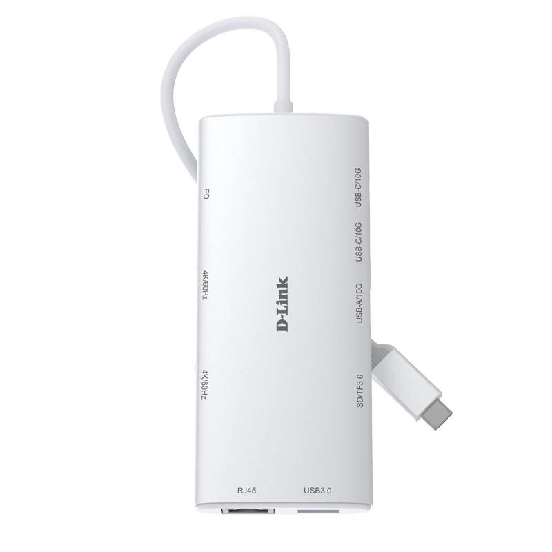 D-Link DUP-A01 hub de interface USB 3.2 Gen 1 (3.1 Gen 1) Type-C 10000 Mbit/s Branco