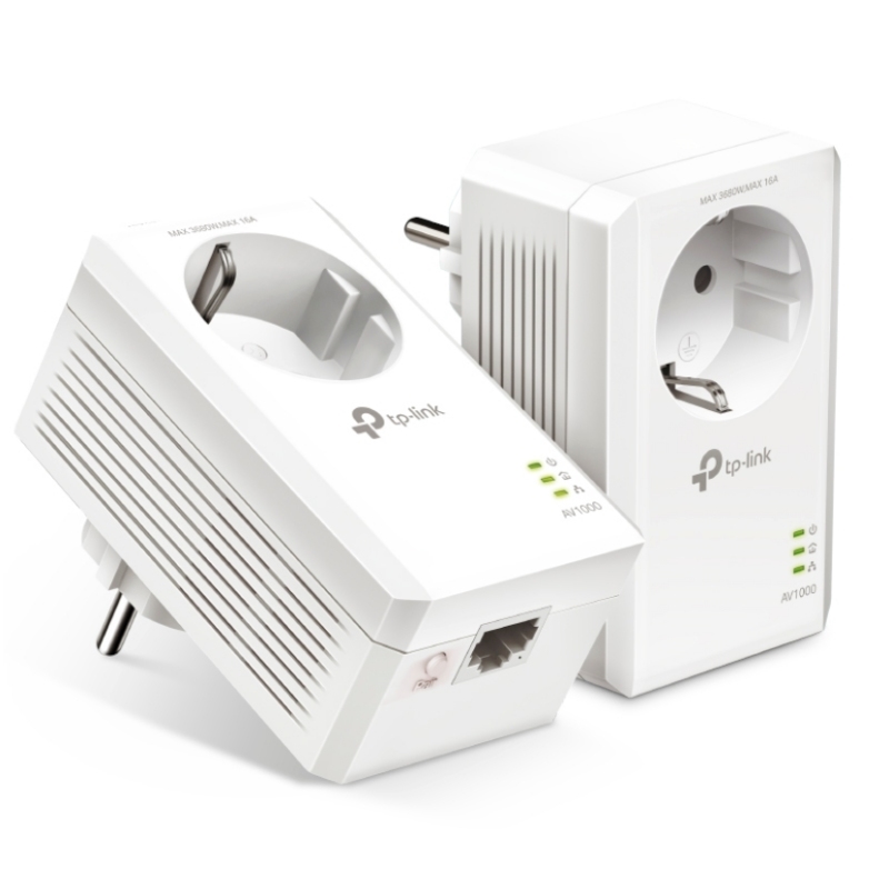 TP-Link TL-PA7017P KIT adaptador de rede PowerLine 1000 Mbit/s Ethernet LAN Branco 2 unidade(s)