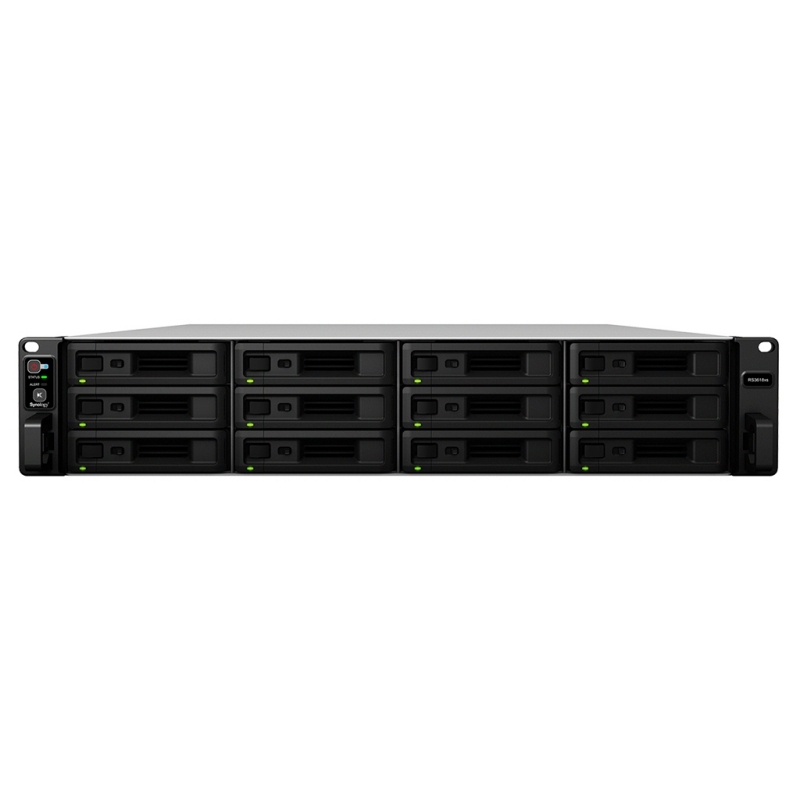 Synology | RS3618xs NAS Estação Rack 12Bay | 500W | 3.5" | 12TB | 8GB