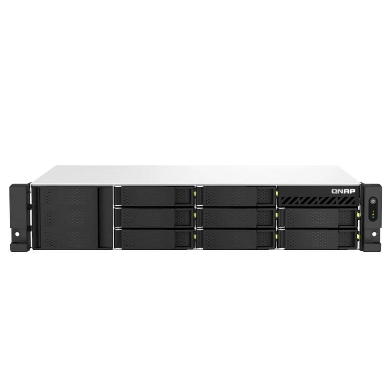 QNAP TS-864EU-8G servidor NAS e de armazenamento Rack (2U) Intel® Celeron® 8 GB DDR4 0 TB QNAP Turbo System Preto
