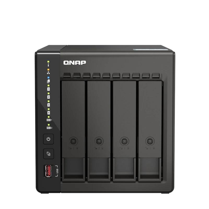 QNAP TS-453E NAS Tower Intel® Celeron® J6412 8 GB 0 TB QNAP QTS Preto