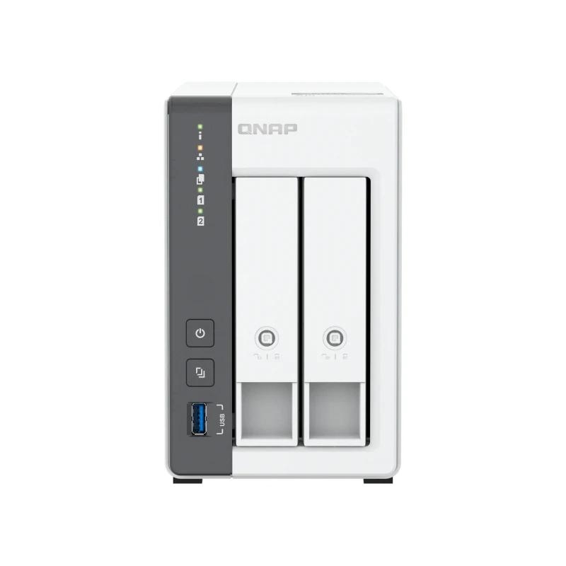 QNAP TS-216G servidor NAS e de armazenamento Tower Cortex-A Cortex-A55 4 GB HDD Branco