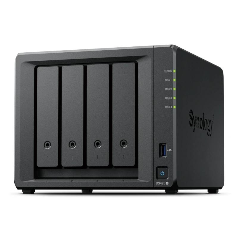 Synology | DS425+ NAS 4Bay DiskStation 1x2.5GbE 1xGb | 1 Portas