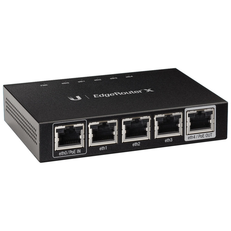 UBIQUITI | Edge X ER-X 5xGB | 5 Portas PoE | 12W