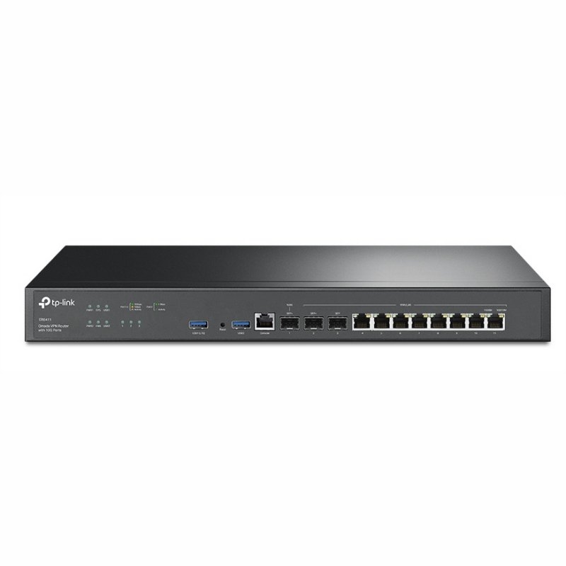 TP-Link Omada ER8411 router com fio Gigabit Ethernet Preto