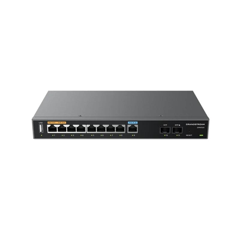Grandstream | GWN7003 Roteador 2xSFP 9xGbE LAN/WAN DPI | 2 Portas PoE | 24W