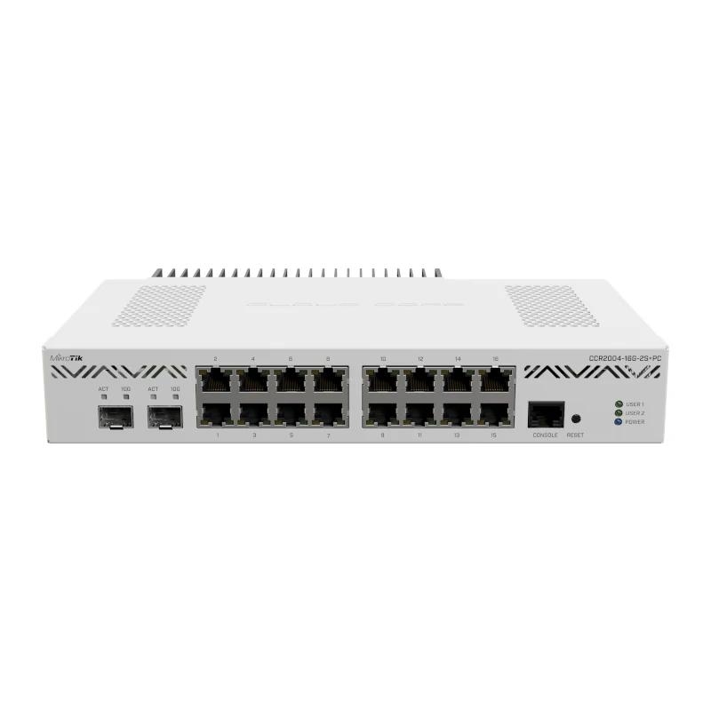 Mikrotik | CCR2004-16G-2S+ Roteador 16xGbE | 36W | 4GB