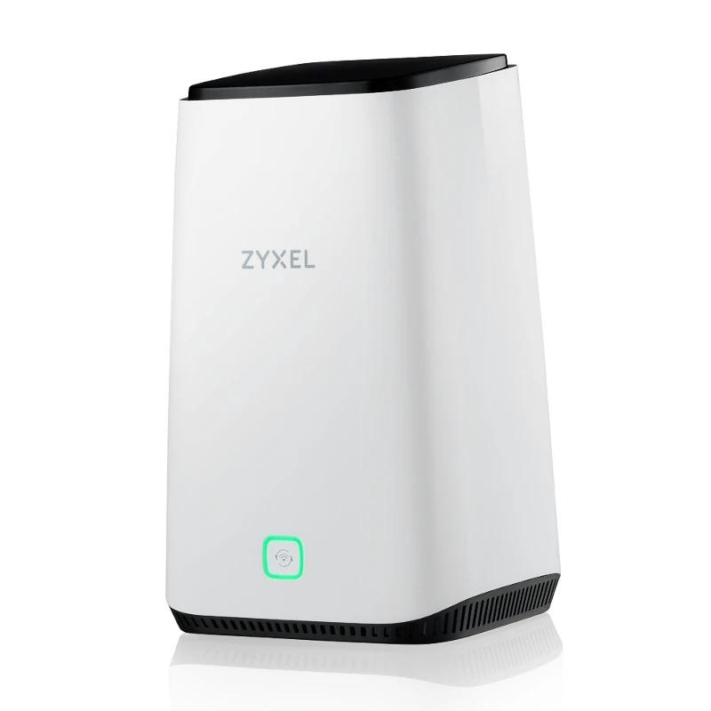 Zyxel FWA510 router sem fios Multi-Gigabit Ethernet Tri-band (2,4 GHz / 5 GHz / 5 GHz) 5G Preto, Branco