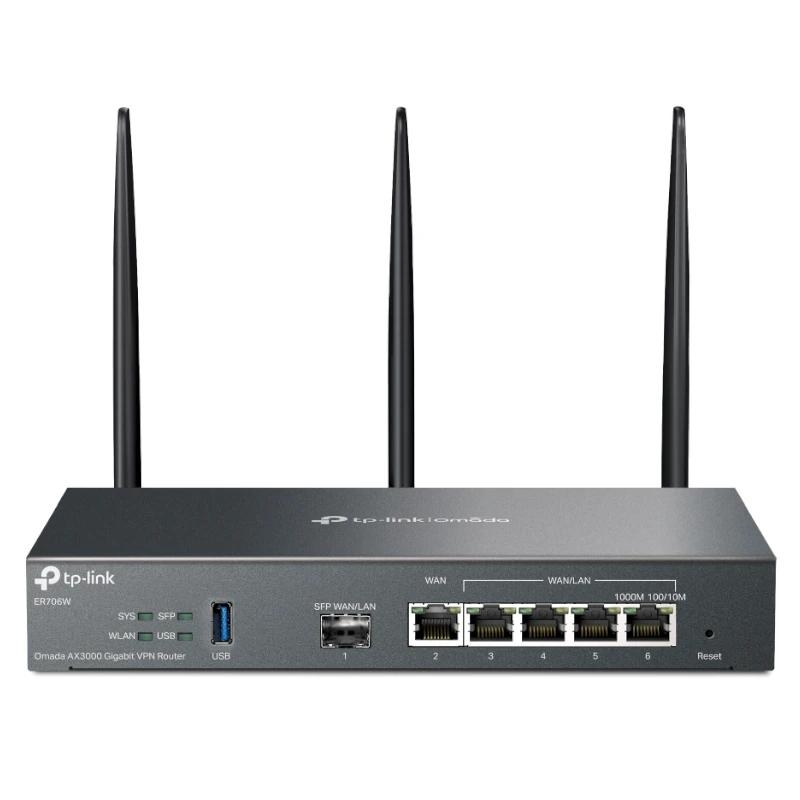 TP-Link Omada ER706W router sem fios Gigabit Ethernet Dual-band (2,4 GHz / 5 GHz) Preto