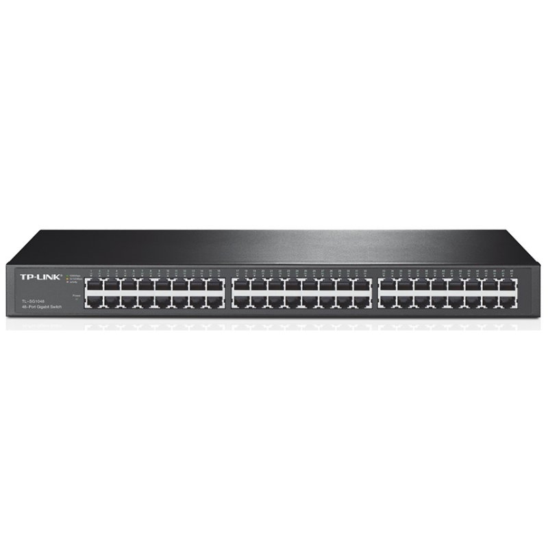 TP-Link TL-SG1048 Não-gerido Gigabit Ethernet (10/100/1000) 1U Preto