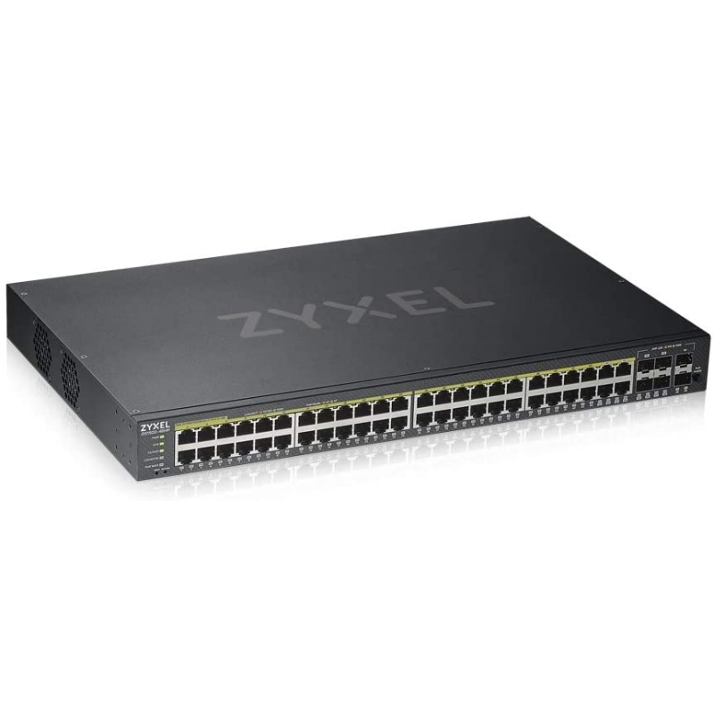 Zyxel GS1920-48HPV2 Gerido Gigabit Ethernet (10/100/1000) Power over Ethernet (PoE) Preto
