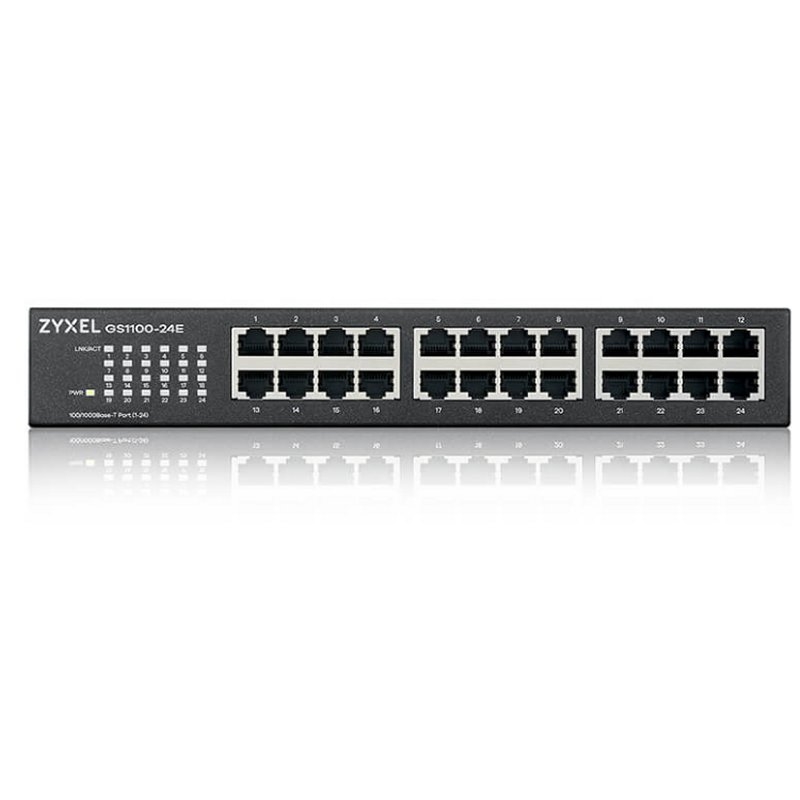 Zyxel GS1100-24E Não-gerido Gigabit Ethernet (10/100/1000) Preto