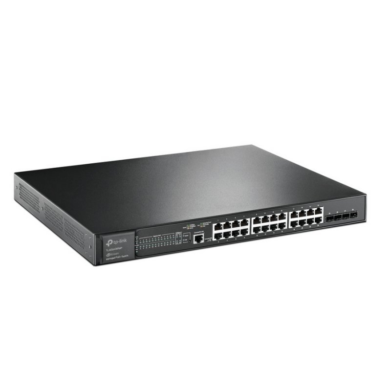 TP-Link Omada SG3428XMP switch de rede Gerido L2+ Gigabit Ethernet (10/100/1000) Power over Ethernet (PoE) 1U Preto