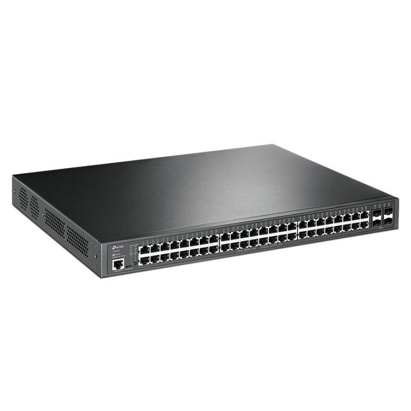 TP-Link Omada SG3452P switch de rede Gerido L2/L3 Gigabit Ethernet (10/100/1000) Power over Ethernet (PoE) 1U Preto