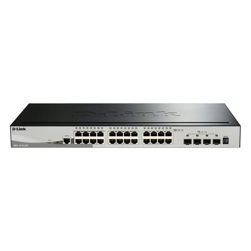 D-Link DGS-1510 Gerido L3 Gigabit Ethernet (10/100/1000) Preto