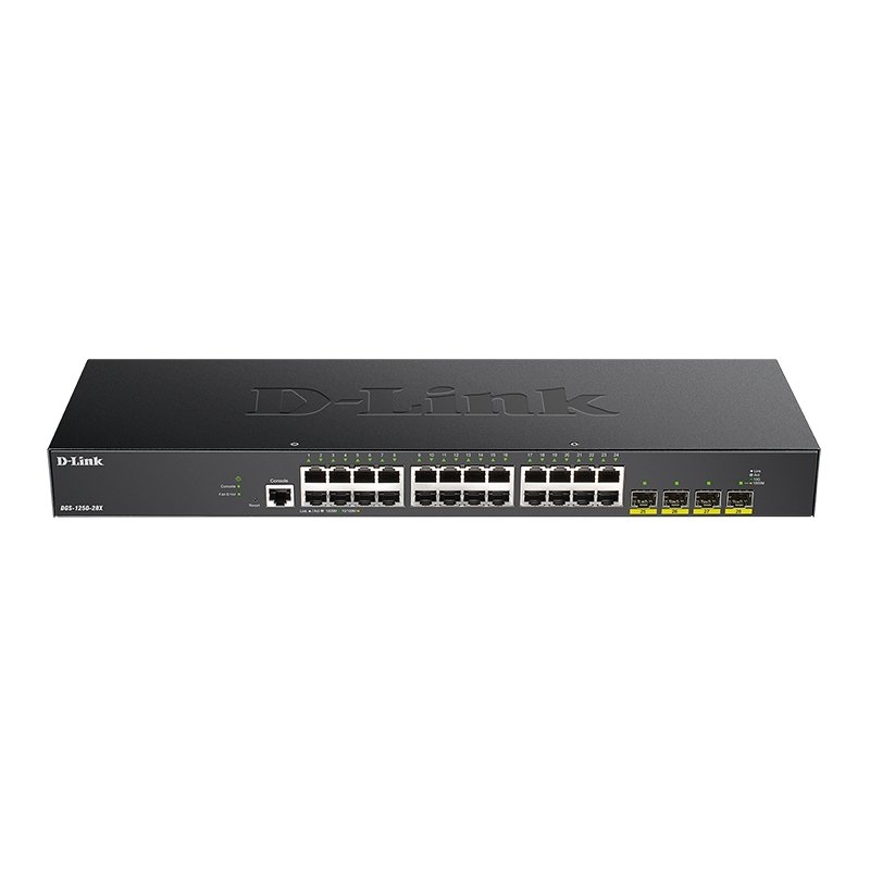 D-Link DGS-1250-28X Gerido L3 Gigabit Ethernet (10/100/1000) Preto