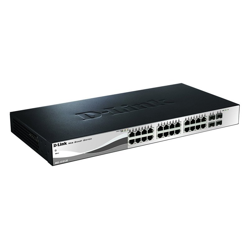 D-Link DGS-1210-28 Gerido L2/L2+ 1U Preto