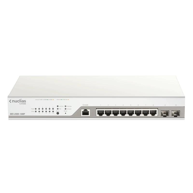 D-Link DBS-2000-10MP/E switch de rede Gerido L2 Gigabit Ethernet (10/100/1000) Power over Ethernet (PoE) Cinzento