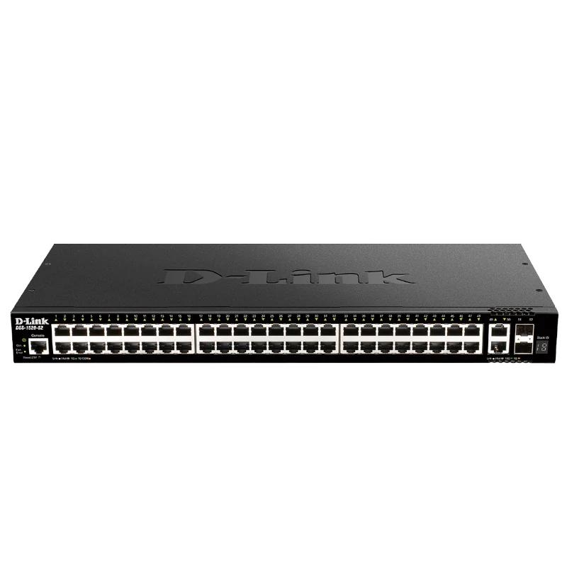 D-Link DGS-1520-52/E switch de rede Gerido L3 10G Ethernet (100/1000/10000) 1U Preto