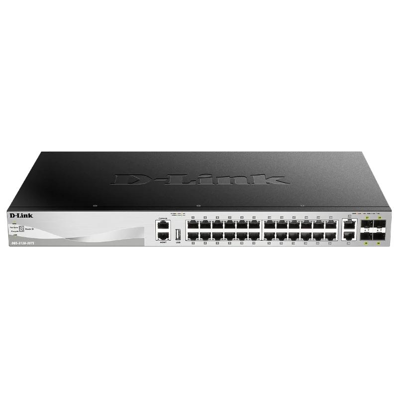 D-Link DGS-3130-30S/E switch de rede Gerido L3 10G Ethernet (100/1000/10000) Cinzento