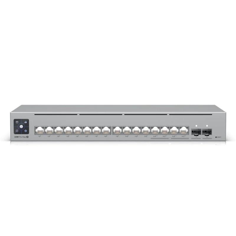 UBIQUITI | Switch | USW-Pro-Max-16-PoE | 1 Portas PoE | 60W | 1.3"