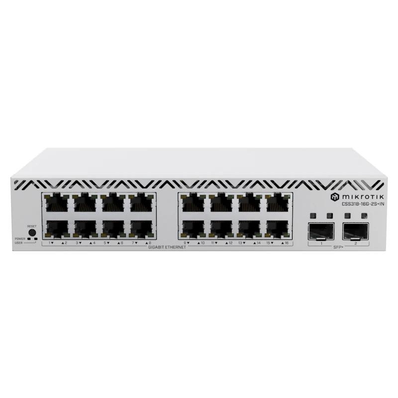 Mikrotik | CSS318-16G-2S+IN 16xGbE | 13W