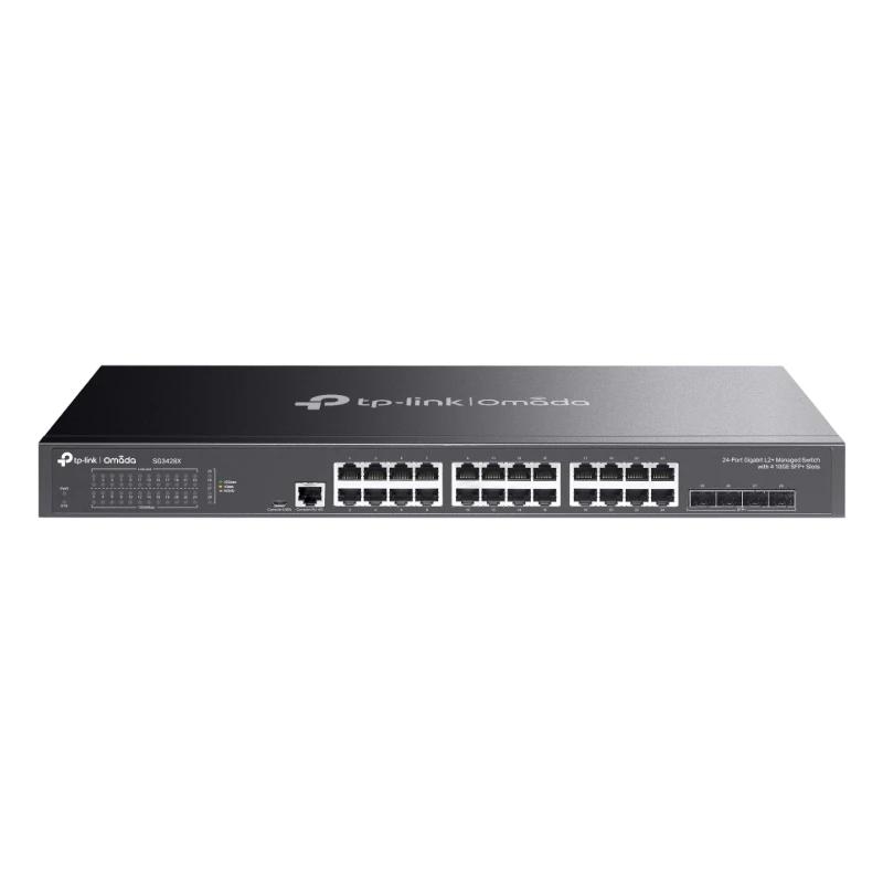 TP-Link Omada SG3428X switch de rede Gerido L2+/L3 Gigabit Ethernet (10/100/1000) 1U Preto