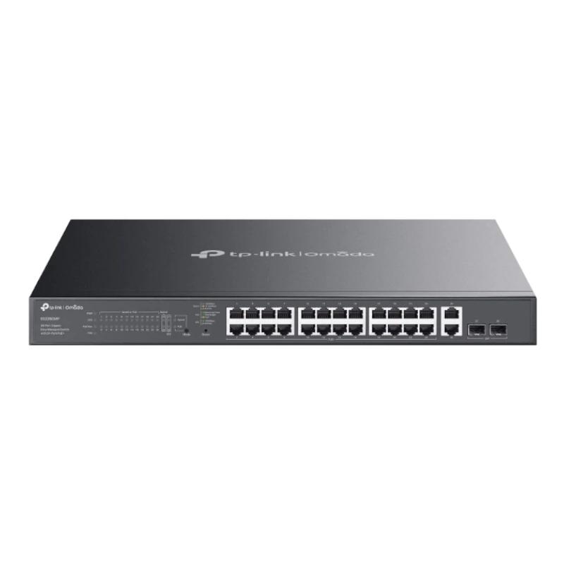 TP-Link Omada ES228GMP switch de rede Gerido L2 Gigabit Ethernet (10/100/1000) Power over Ethernet (PoE) Preto