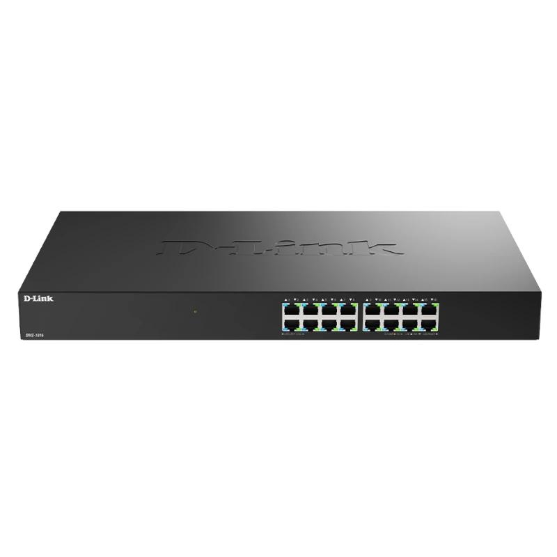 D-Link DMS-1016 Não-gerido L2+ 2.5G Ethernet (100/1000/2500) Preto