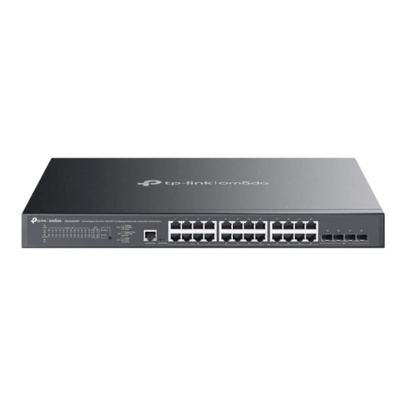 TP-Link Omada SG3428XMPP switch de rede Gerido L2+ Gigabit Ethernet (10/100/1000) Power over Ethernet (PoE) 1U Preto