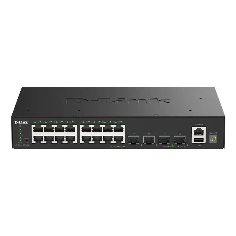 D-LINK | DGS-1530-20/E 16xGb | 16 Portas