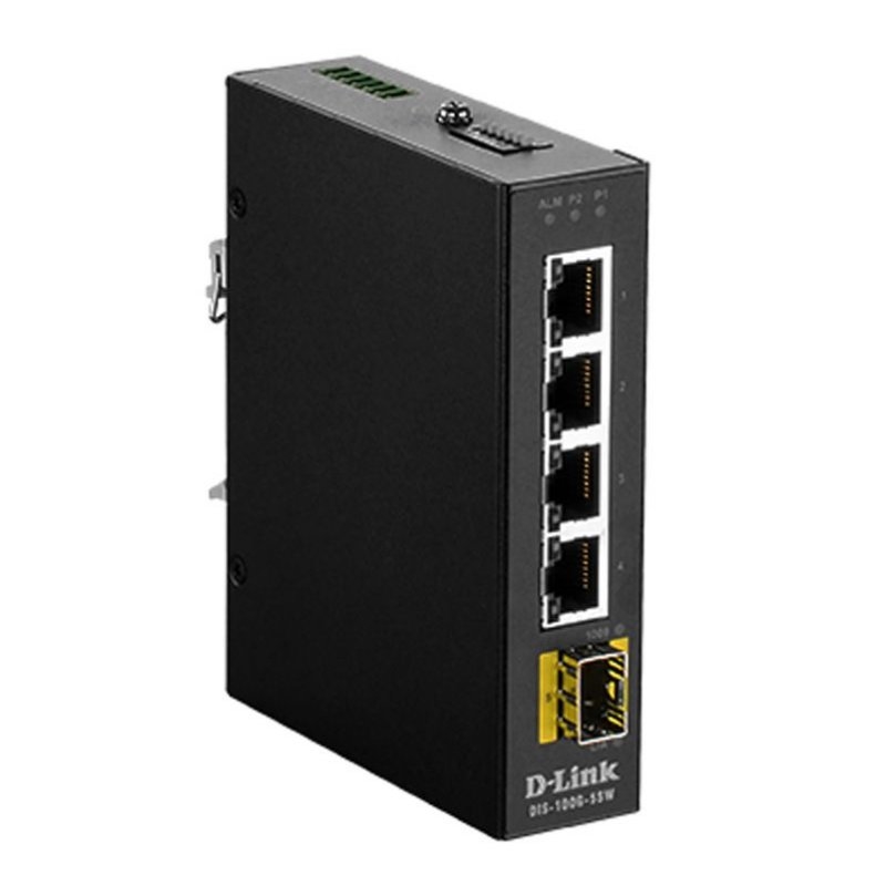 D-Link DIS‑100G‑5SW Não-gerido L2 Gigabit Ethernet (10/100/1000) Preto