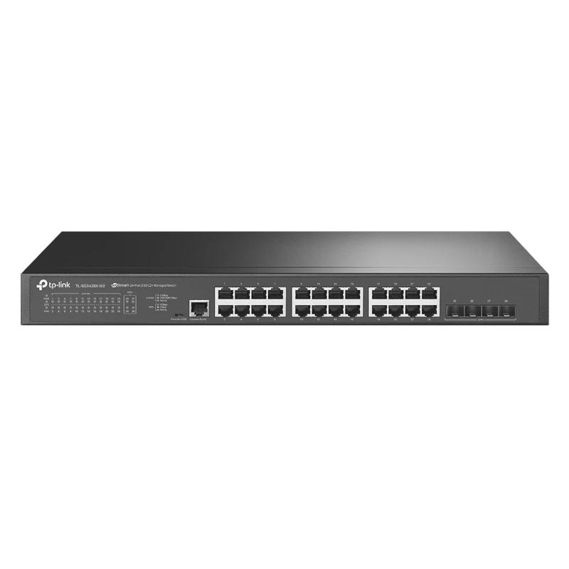 TP-Link Omada SG3428X-M2 switch de rede Gerido L2+ 2.5G Ethernet (100/1000/2500) 1U Preto