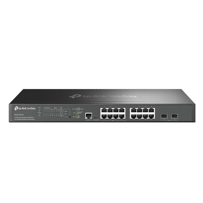 TP-Link Omada SG3218XP-M2 switch de rede Gerido L2+ 2.5G Ethernet (100/1000/2500) Power over Ethernet (PoE) 1U Preto