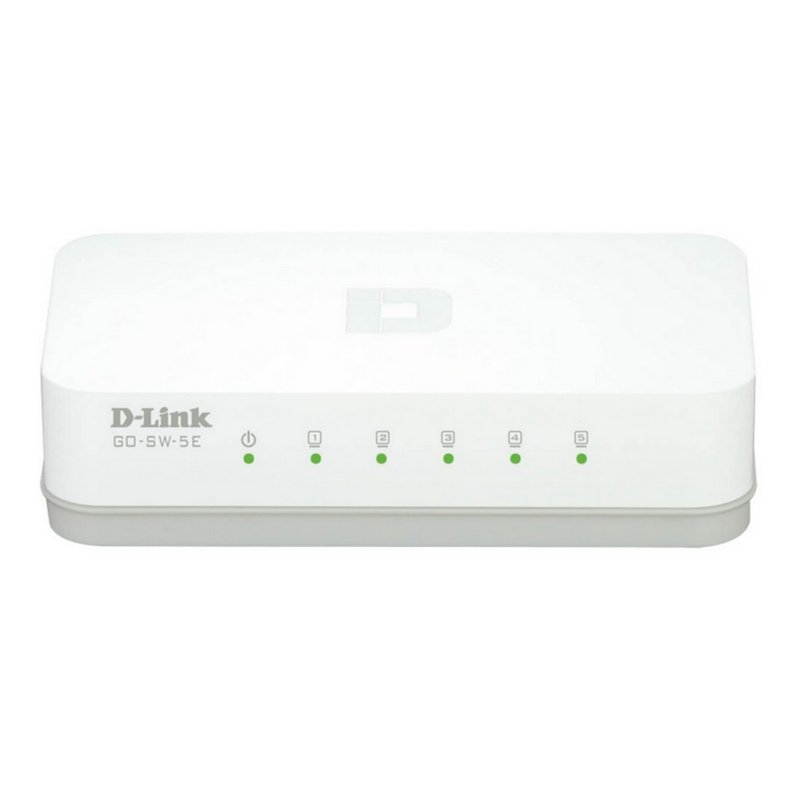 D-Link GO-SW-5E/E switch de rede Não-gerido Fast Ethernet (10/100) Branco