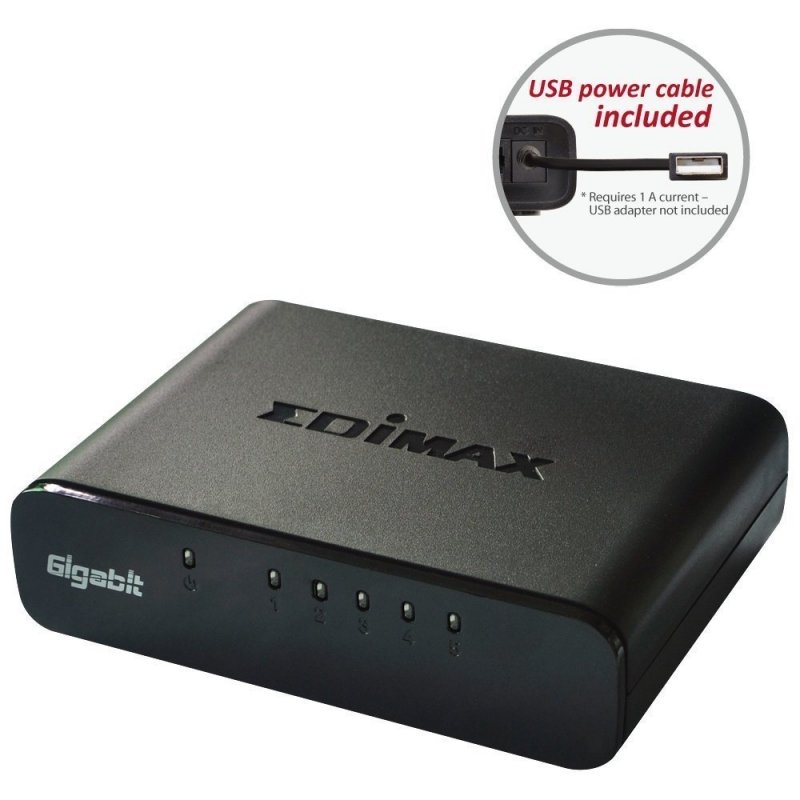 Edimax | Switch | ES-5500G V3 | 5 Portas | 2K