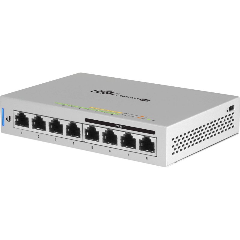 UBIQUITI | Switch | UniFi | 8 Portas PoE | 60W