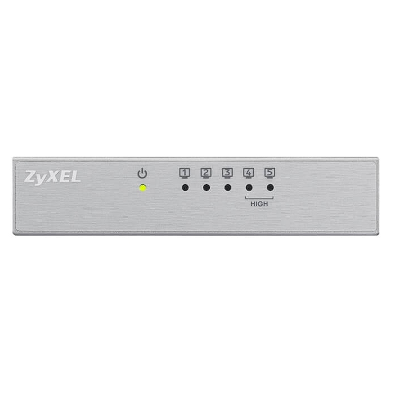 Zyxel ES-105A Não-gerido Fast Ethernet (10/100) Prateado