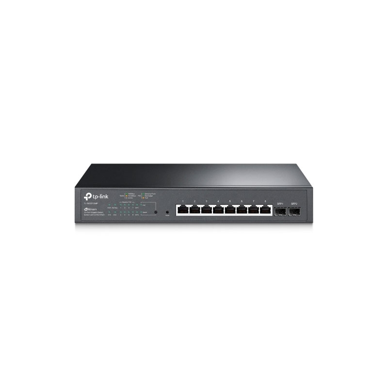 TP-Link Omada TL-SG2210MP Gerido L2/L2+ Gigabit Ethernet (10/100/1000) Power over Ethernet (PoE) 1U Preto