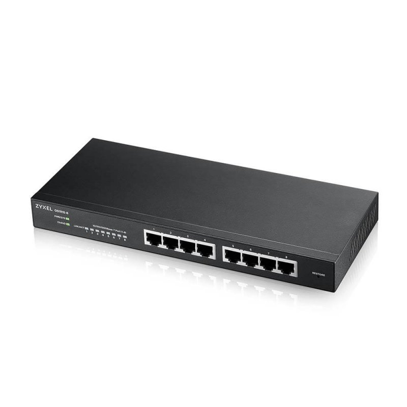 Zyxel GS1915-8 Gerido L2 Gigabit Ethernet (10/100/1000) Preto