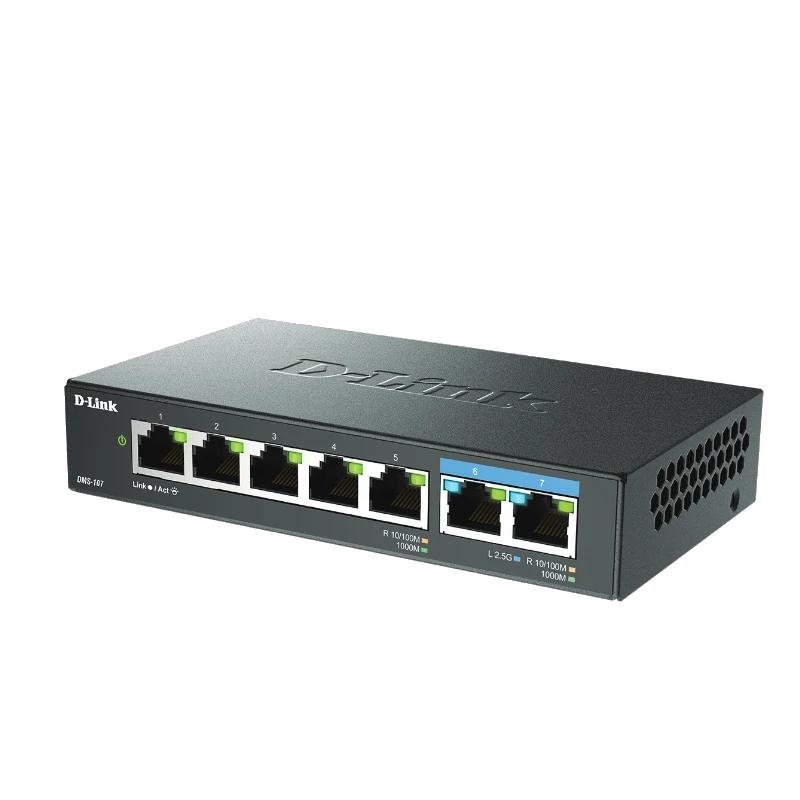 D-Link DMS-107/E switch de rede Não-gerido Gigabit Ethernet (10/100/1000) Preto