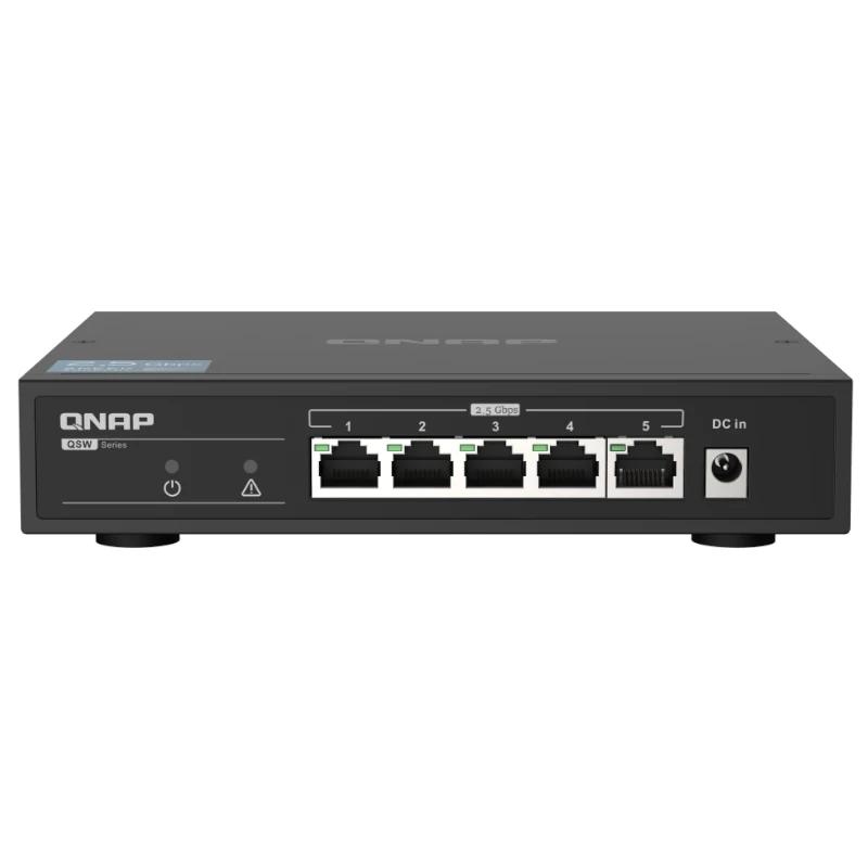 QNAP QSW-1105-5T switch de rede Não-gerido Gigabit Ethernet (10/100/1000) Preto