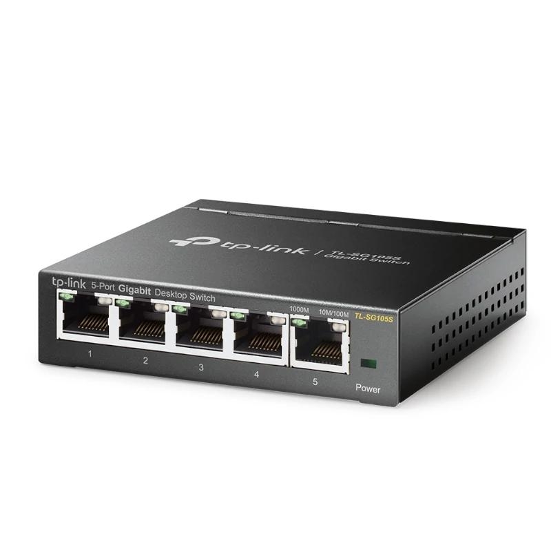 TP-Link TL-SG105S Não-gerido Gigabit Ethernet (10/100/1000) Preto