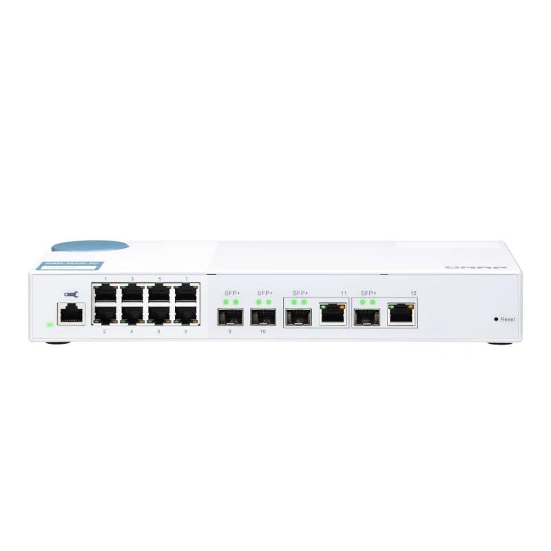 QNAP QSW-M408-2C switch de rede Gerido L2 10G Ethernet (100/1000/10000) Branco