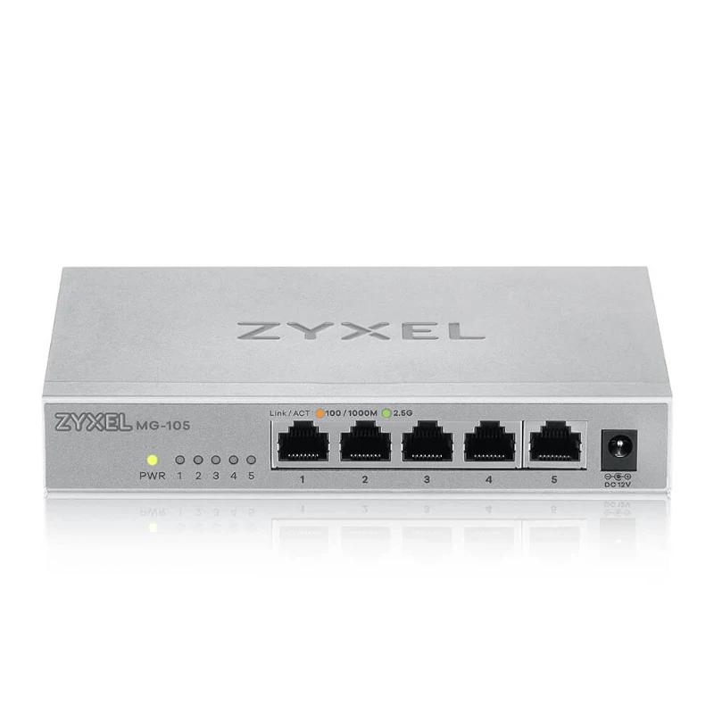 Zyxel MG-105 Não-gerido 2.5G Ethernet (100/1000/2500) Aço