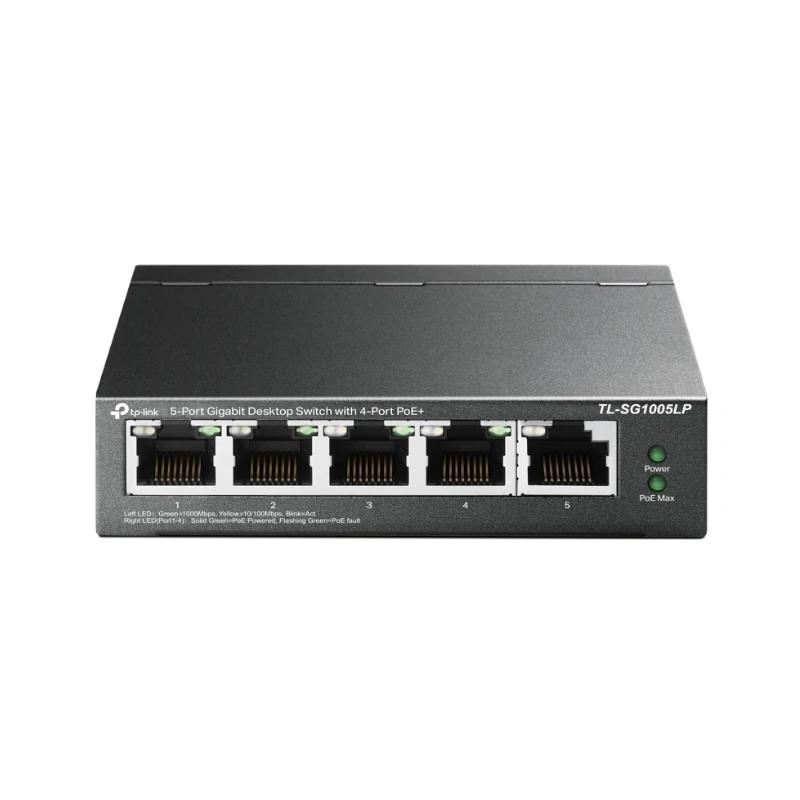 TP-Link TL-SG1005LP switch de rede Não-gerido Gigabit Ethernet (10/100/1000) Power over Ethernet (PoE) Preto
