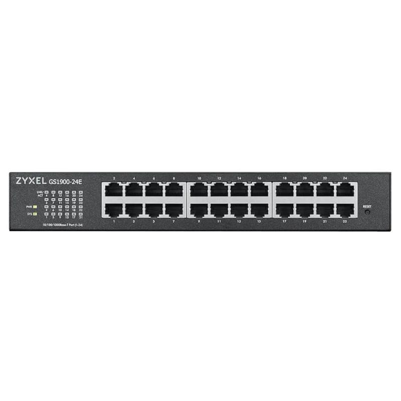 Zyxel GS1900-24E-EU0103F switch de rede Gerido L2 Gigabit Ethernet (10/100/1000) 1U Preto