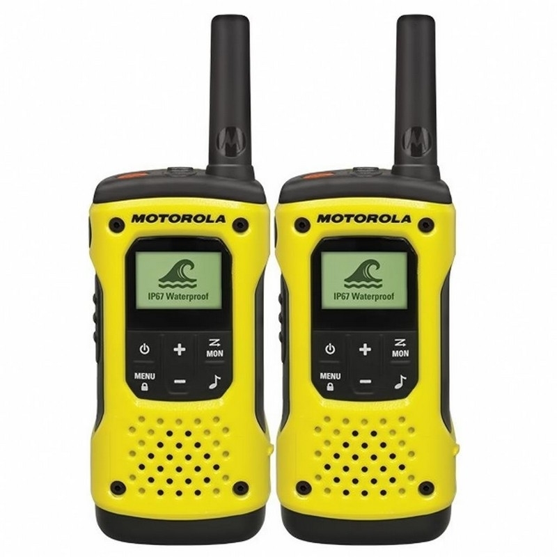 Motorola Talkabout T92 H2O rádio two-way 16 canais 446.00625 - 446.19375 MHz Preto, Amarelo