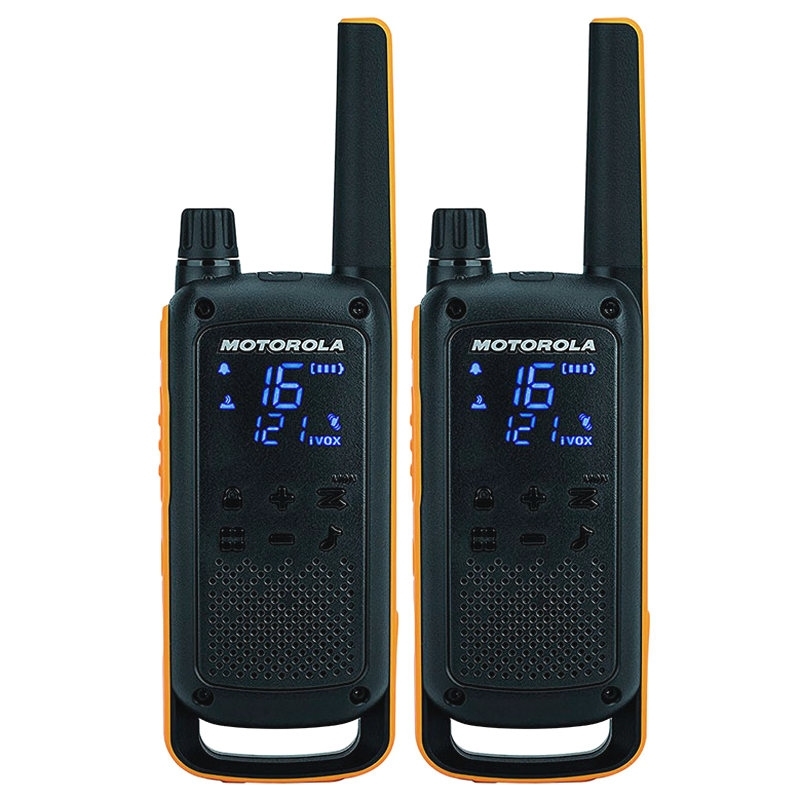 Motorola Talkabout T82 Extreme Twin Pack rádio two-way 16 canais Preto, Laranja
